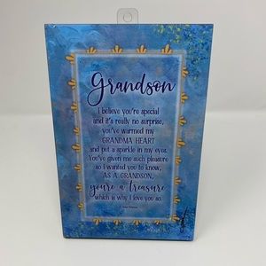 Grandson Wooden Plaque
